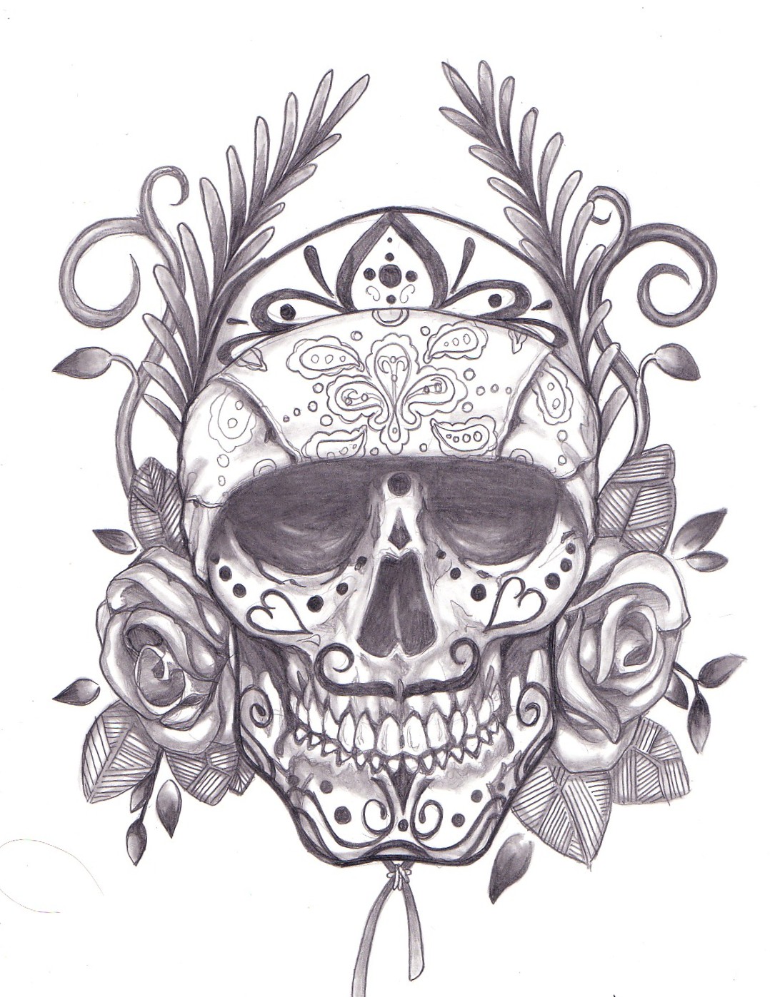 Sugar Skull Tattoo Designs